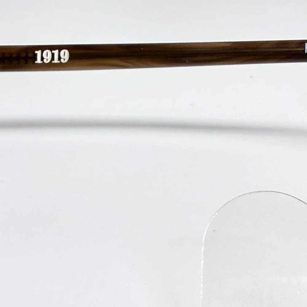 1919 Jessica L.10 Handmade Eyeglass Frames Brown Tortoise Teal 50-13-135